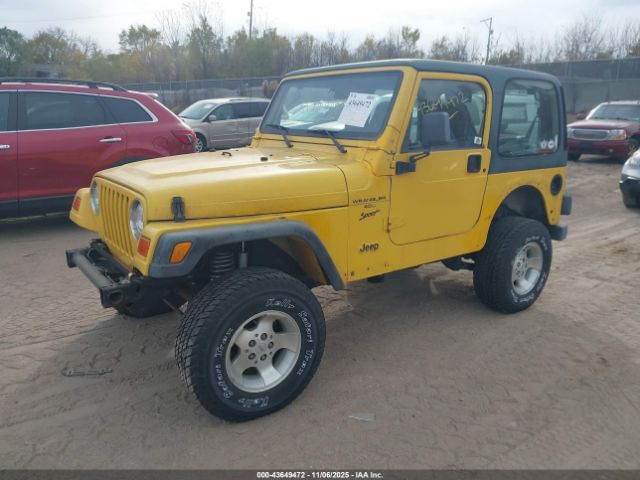 2000 JEEP WRANGLER 1J4FA49S2YP735627 Photo 1