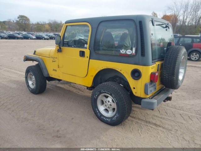 2000 JEEP WRANGLER 1J4FA49S2YP735627 Photo 2