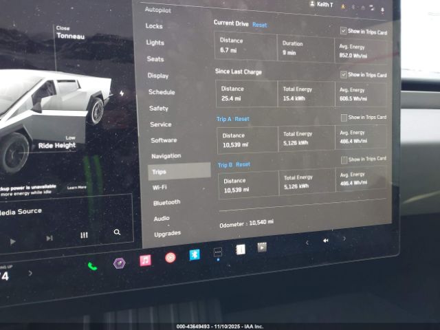 2025 TESLA CYBERTRUCK 7G2CEHED4SA071001 Photo 6