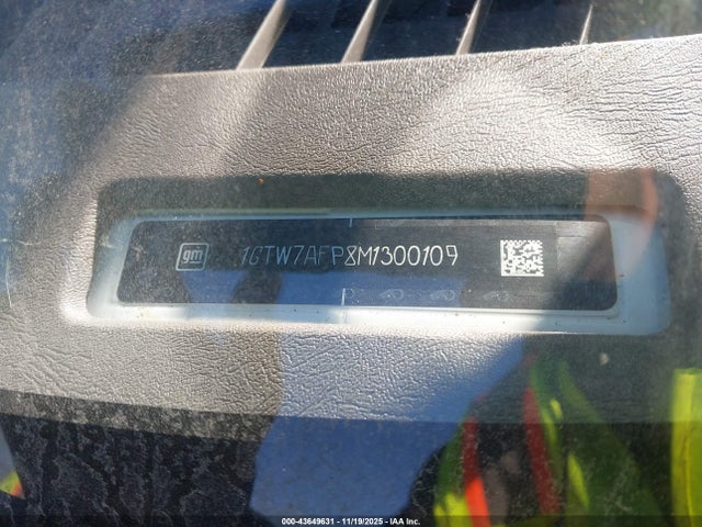1GTW7AFP8M1300109 GMC Savana Cargo Rwd 2500 Regular Wheelbase Work Van