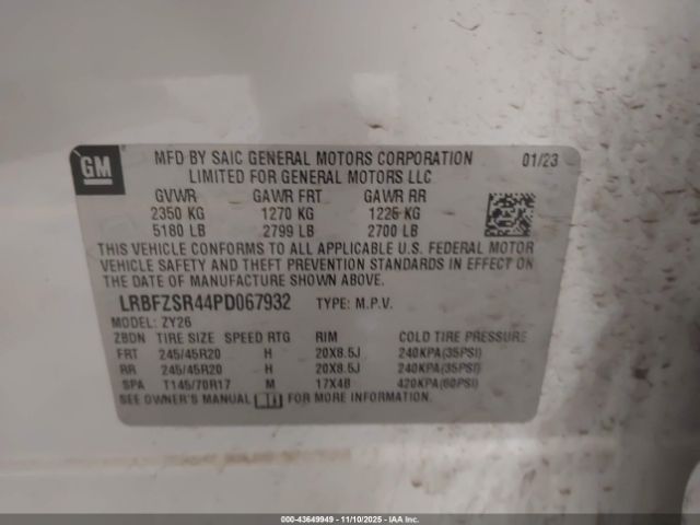 2023 BUICK ENVISION LRBFZSR44PD067932 Photo 8