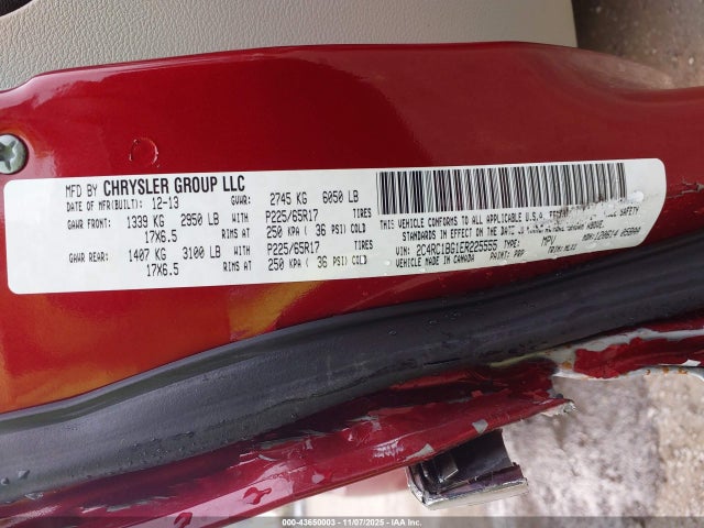 2014 CHRYSLER TOWN & COUNTRY 2C4RC1BG1ER225555 Photo 8