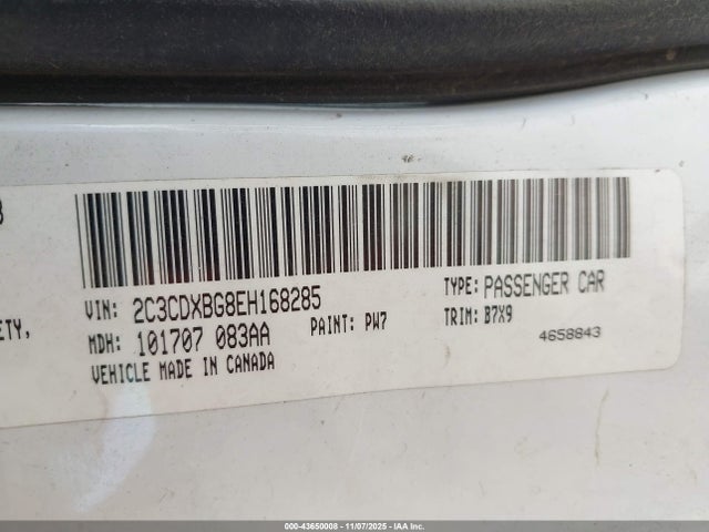 Dodge Charger Se 2014 2C3CDXBG8EH168285 Image 9
