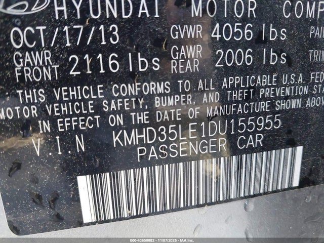 2013 HYUNDAI ELANTRA GT KMHD35LE1DU155955 Photo 8