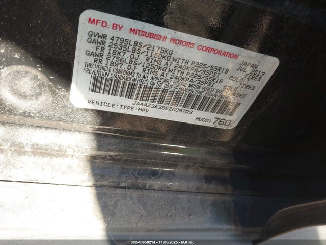 2014 MITSUBISHI OUTLANDER JA4AZ3A39EZ009703 Photo 8