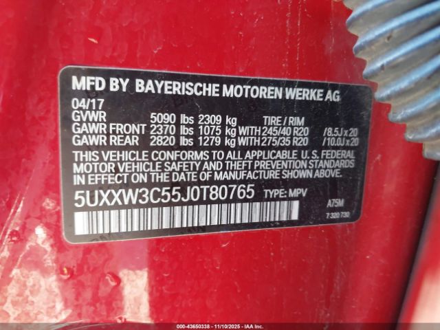 2018 BMW X4 5UXXW3C55J0T80765 Photo 8