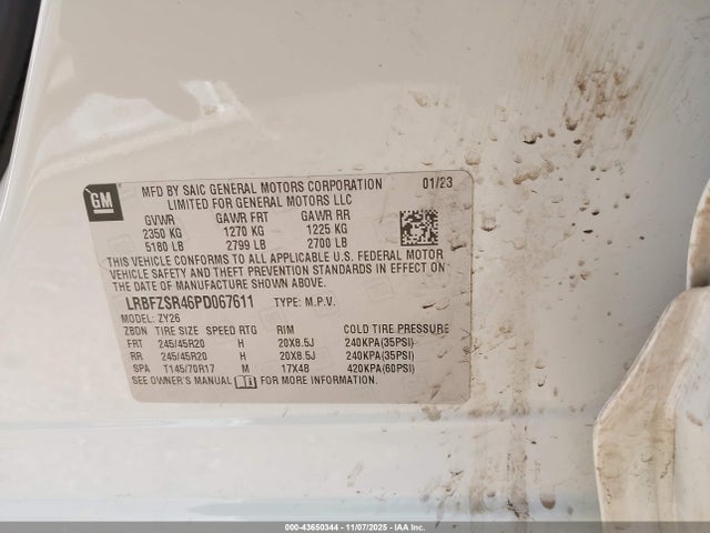 Buick Envision Avenir Awd 2023 LRBFZSR46PD067611 Image 9