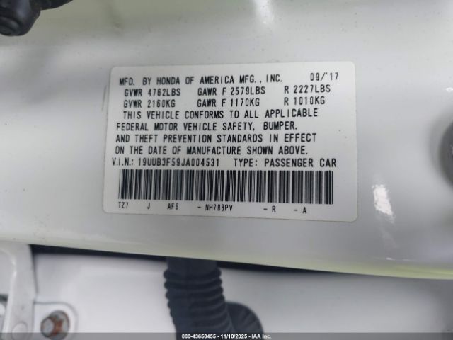 2018 ACURA TLX 19UUB3F59JA004531 Photo 8