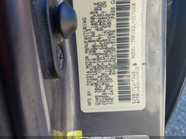 2013 TOYOTA COROLLA 5YFBU4EE1DP151479 Photo 8