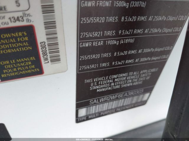 2014 LAND ROVER RANGE ROVER SPORT SALWR2WF6EA380303 Photo 8