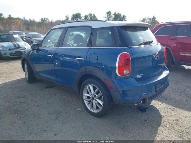 2011 MINI COOPER S COUNTRYMAN WMWZC5C52BWL52657 Photo 2