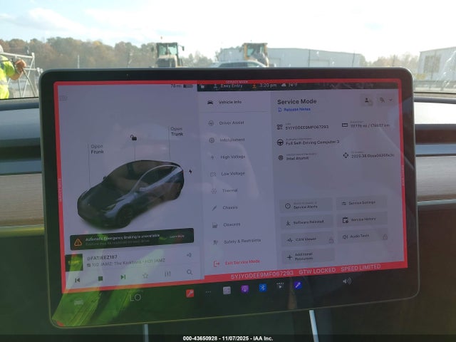 2021 TESLA MODEL Y 5YJYGDEE9MF067293 Photo 6