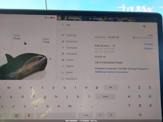 2022 TESLA MODEL 3 5YJ3E1EB0NF174464 Photo 6