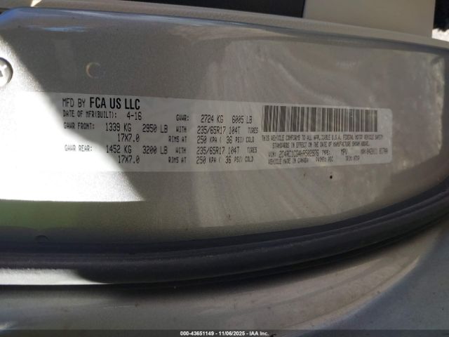 2017 CHRYSLER PACIFICA 2C4RC1CG4HR502976 Photo 8