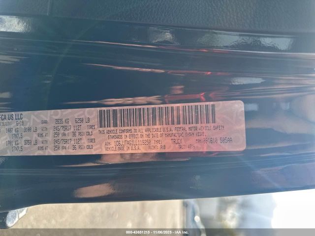 2020 JEEP GLADIATOR 1C6JJTAG1LL119250 Photo 8