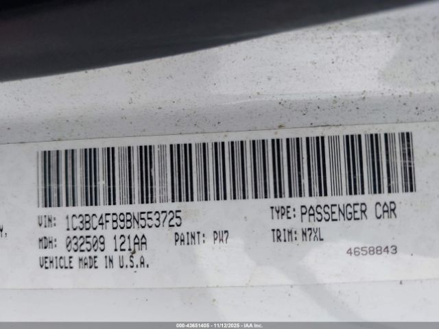 2011 CHRYSLER 200 1C3BC4FB9BN553725 Photo 8