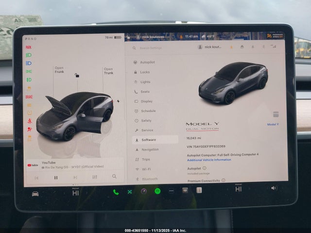 2023 TESLA MODEL Y 7SAYGDEF1PF833369 Photo 6