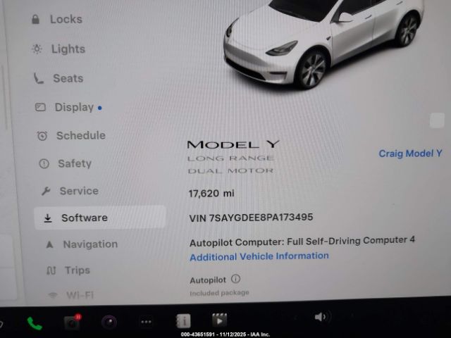 2023 TESLA MODEL Y 7SAYGDEE8PA173495 Photo 6