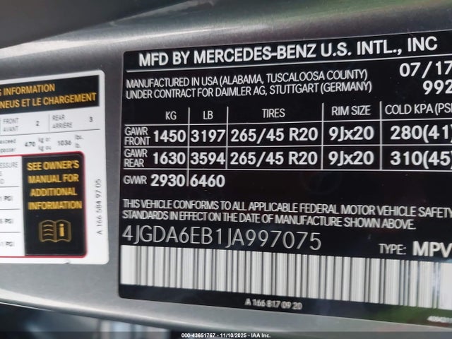 2018 MERCEDES-BENZ AMG GLE 43 4JGDA6EB1JA997075 Photo 8