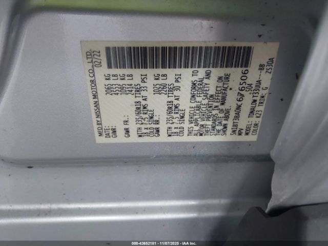 2022 NISSAN ROGUE 5N1BT3BA0NC676506 Photo 8