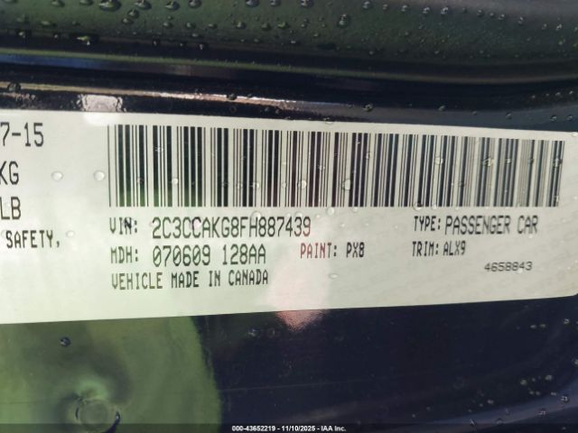 2015 CHRYSLER 300C 2C3CCAKG8FH887439 Photo 8