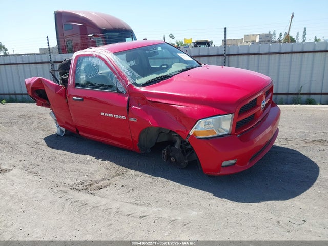 Продажа на аукционе авто 2012 Ram 1500 St, vin: 3C6JD6AT0CG254027, номер лота: 43652271