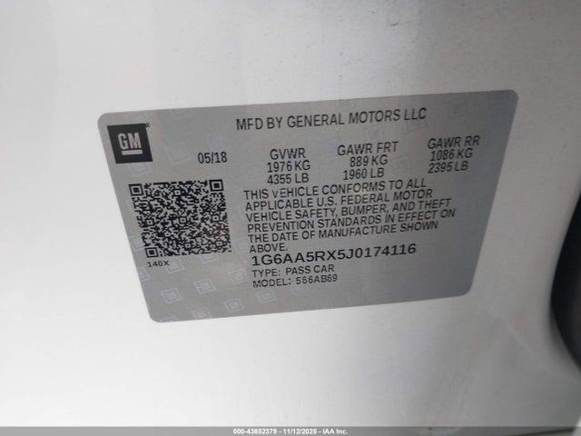 2018 CADILLAC ATS 1G6AA5RX5J0174116 Photo 8