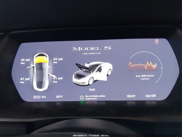 2021 TESLA MODEL S 5YJSA1E2XMF424122 Photo 6