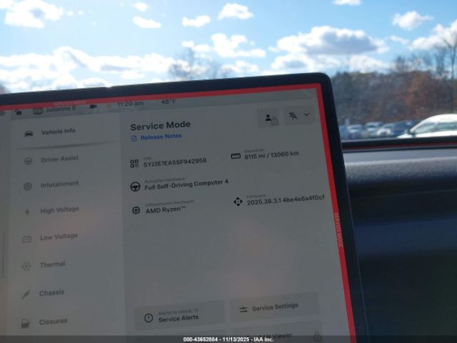 2025 TESLA MODEL 3 5YJ3E1EA5SF942958 Photo 6