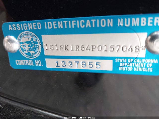 1G1FK1R64P0157048 Chevrolet Camaro Rwd Zl1