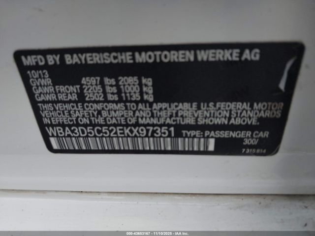 2014 BMW 328D WBA3D5C52EKX97351 Photo 8