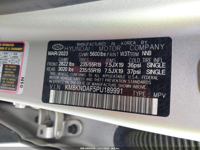 2023 HYUNDAI IONIQ 5 KM8KNDAF5PU189991 Photo 8