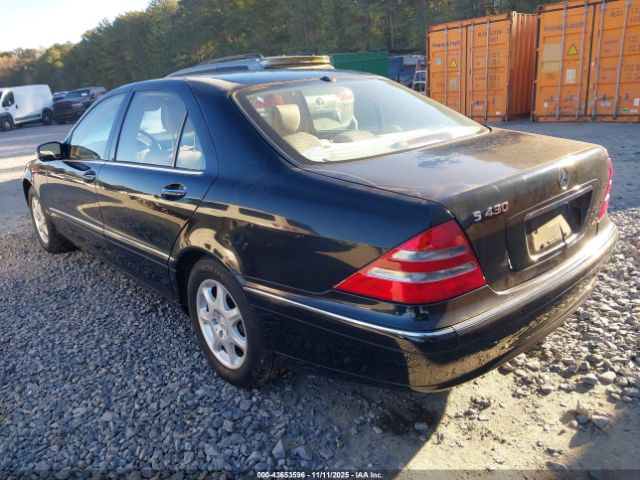 2000 MERCEDES-BENZ S 430 WDBNG70J3YA094950 Photo 2