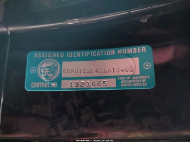 2020 LAMBORGHINI HURACAN EVO ZHWUT5ZF4LLA15403 Photo 8