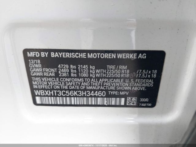 2019 BMW X1 WBXHT3C56K3H34460 Photo 8