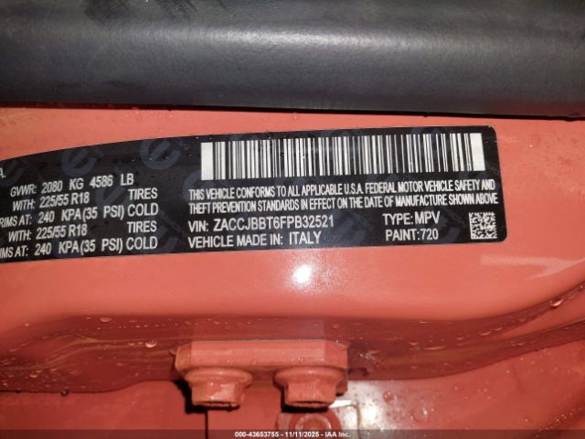 2015 JEEP RENEGADE ZACCJBBT6FPB32521 Photo 8