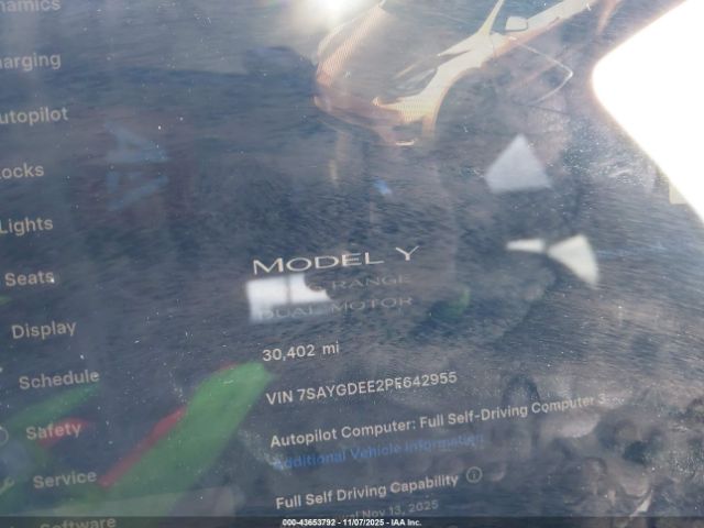 2023 TESLA MODEL Y 7SAYGDEE2PF642955 Photo 6