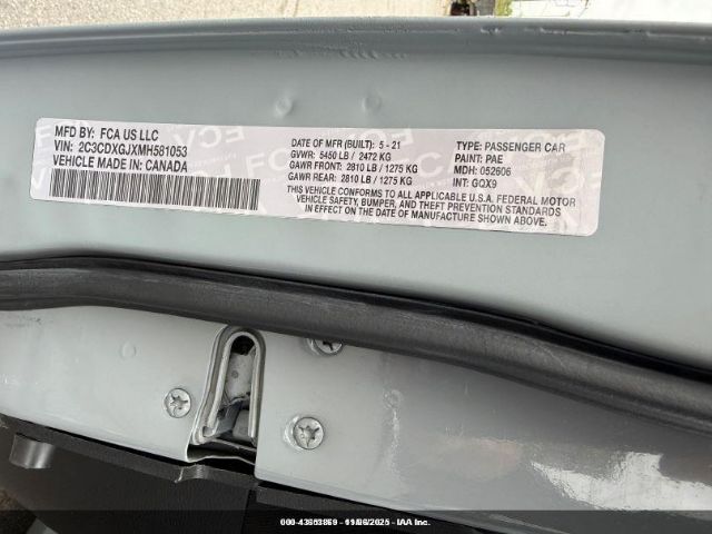 2021 DODGE CHARGER 2C3CDXGJXMH581053 Photo 8