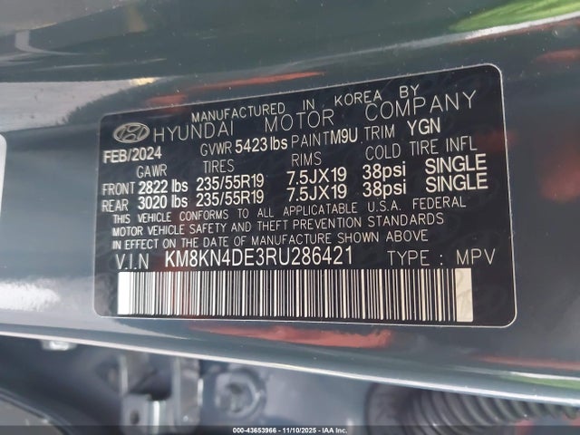 Hyundai Ioniq 5 Sel 2024 KM8KN4DE3RU286421 Image 9
