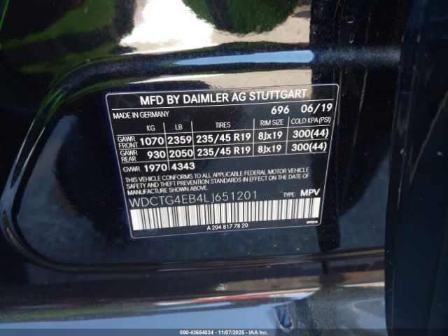 2020 MERCEDES-BENZ GLA 250 WDCTG4EB4LJ651201 Photo 8