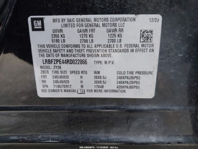 2024 BUICK ENVISION LRBFZPE44RD022866 Photo 8