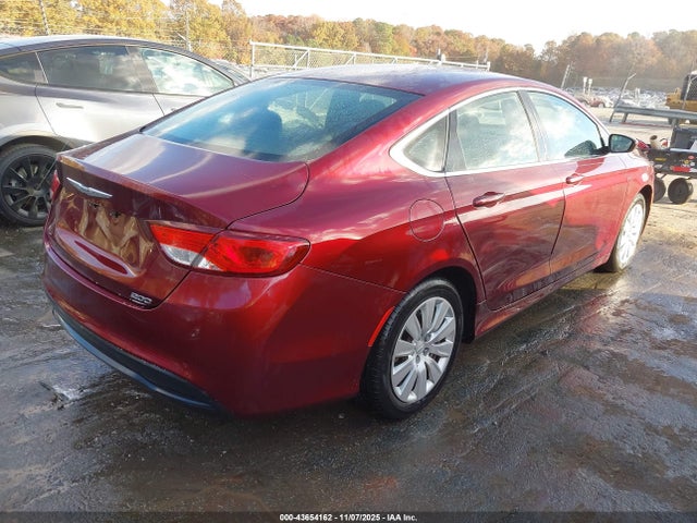 2016 Chrysler 200 Lx მანქანა იყიდება აუქციონზე, vin: 1C3CCCFB6GN134124, აუქციონის ნომერი: 43654162