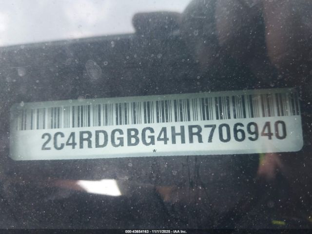 2017 DODGE GRAND CARAVAN 2C4RDGBG4HR706940 Photo 8