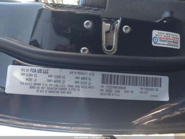 2015 DODGE DART 1C3CDFAA9FD405405 Photo 8