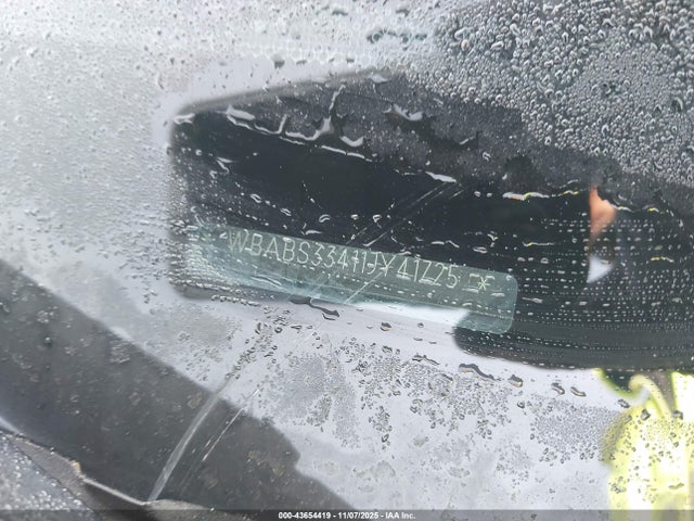 Aukcja sprzedaży 2001 Bmw 325ci, vin: WBABS33411JY41725, numer aukcji: 43654419