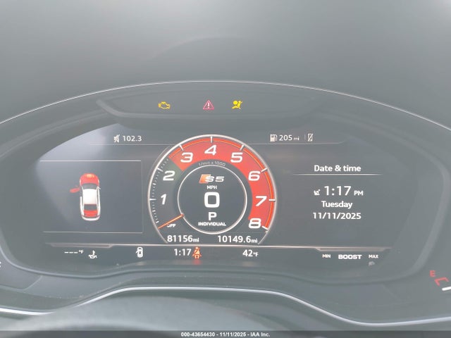 2019 AUDI S5 WAUB4CF54KA001213 Photo 6