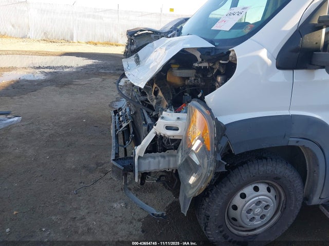 43654745 :رقم المزاد ، 3C6TRVDG9JE148610 vin ، 2018 Ram Promaster 2500 High Roof 159 Wb مزاد بيع