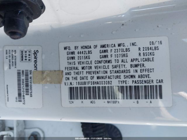 2017 ACURA TLX 19UUB1F56HA003092 Photo 8