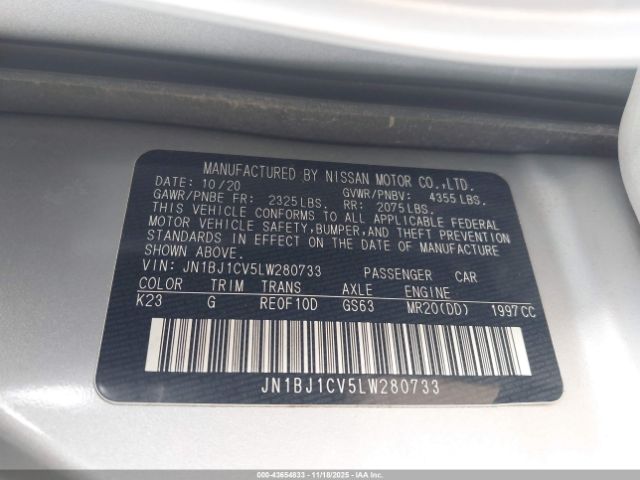 2020 NISSAN ROGUE SPORT JN1BJ1CV5LW280733 Photo 8