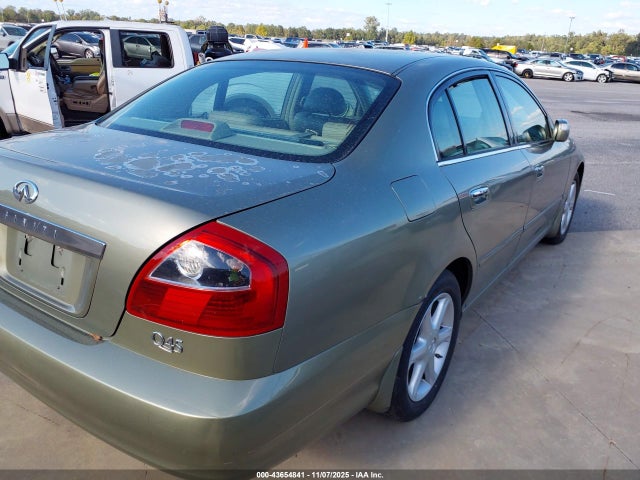 43654841 :رقم المزاد ، JNKBF01A42M003654 vin ، 2002 Infiniti Q45 Luxury مزاد بيع